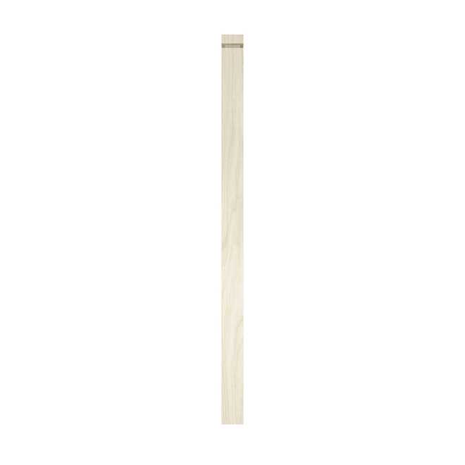 Landon & Co. Groove Straight Newel Post in Poplar of 2 1/2 x 44-in