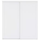 Portes coulissantes Les Portes TNA apprêtées à 1 panneau pour garde-robes 72 x 80 po, blanc