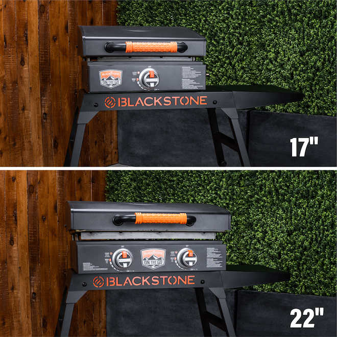 Blackstone Griddle Stand for 17 or 22-in Griddles with Folding Legs - Black