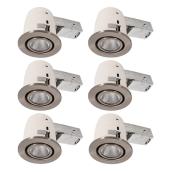 Ensemble de 6 luminaires encastrés
