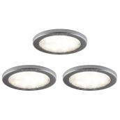 Bazz Under Cabinet LED Puck Lights - Plug-In - 2 1/4-in - 3-Pack