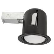 Recessed Soffit Light - 75W BR30 - 4 1/2" - Black