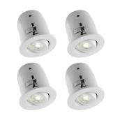 LED Recessed Lights Kit - Jib(TM), - 4/Pack - White