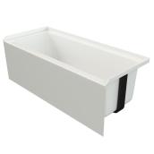 Mirolin 30-in x 60-in White Acrylic Rectangular Bathtub with Right-Hand Drain Included