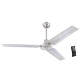 Westinghouse Jax 56-in Industrial-Style Ceiling Fan in Brushed Nickel with Remote Control