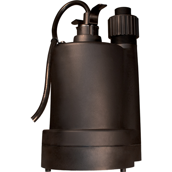 Valu+ 1/6 HP Black Thermoplastic Submersible Utility Pump