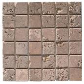 Carreaux en mosaïque pour plancher « Travertino »