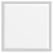 Mono Serra Ceramic Bathroom Wall Tiles in White with Bevelled Edges - Indoor Use - 6-in W x 6-in L