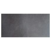 Carreau de porcelaine Mono Serra, Eco Antracite, mur/plancher, gris foncé