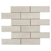 Mono Serra Wall and Floor Mosaic Porcelain Tiles - 12-in L x 14-in W