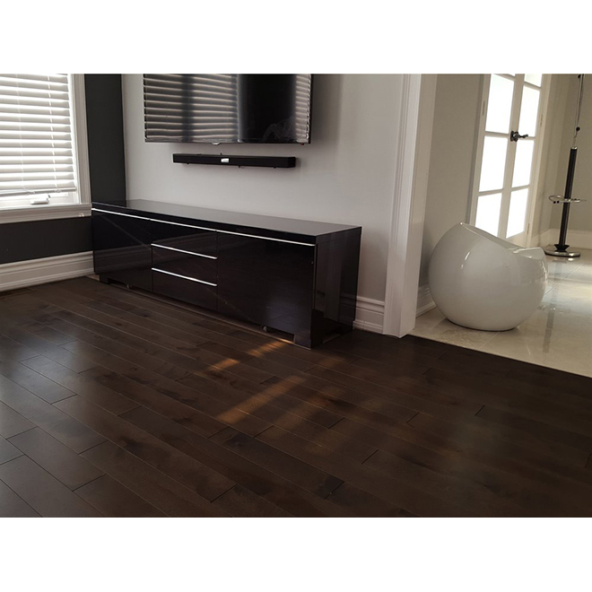 Solid Hardwood Flooring - Birch - Prefinished - Arabica
