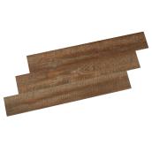 Plancher en vinyle, 4,2 mm, 28,38 pi², chêne brossé gris