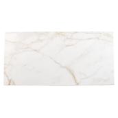 Mono Serra Calcatta Marmi Oro Porcelain Tiles - 18-in x 36-in, Marbled