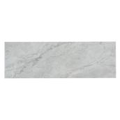 Mono Serra Orobico Silver Porcelain Tiles for Walls and Floors - 12-in L x 4-in W - Antibacterial