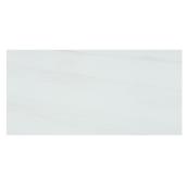 Tuiles de porcelaine Mono Serra, Onice Bianco, blanc, 12 po x 24 po, boîte de 6, antibactériennes