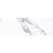 Mono Serra Porcelain Floor Tiles - Luxury Statuario White - 13.56-sq. ft. Coverage - 4-in W x 12-in L - Antibacterial