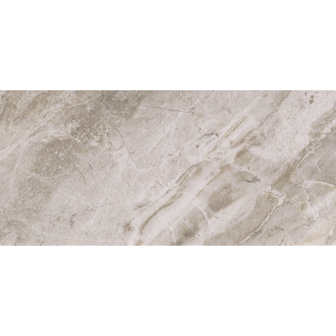 Mono Serra Porcelain Tiles in Olimpio Almond - Stone-Look - Covers 14-sq. ft. - 12-In. W x 24-In. L - 7 Pieces