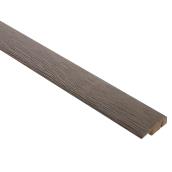 Moulure de réduction, stratifié, 1 3/4" x 94", gris foncé