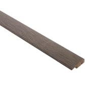 Mono Serra Laminate End Moulding - Dark Grey - HDF - Pre-finished - 1 3/4-in x 94-in