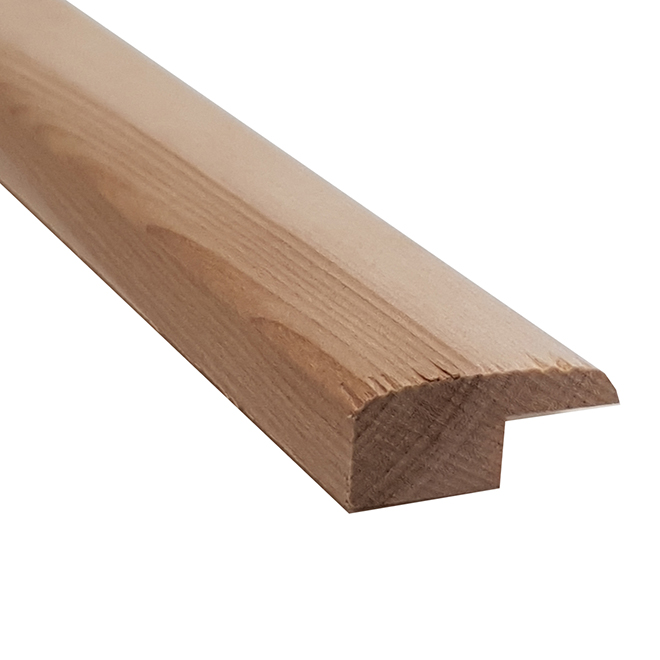 Moulure d'extrémité pour plancher Mono Serra, 78 po L. x 2 po l. x 3/4 po p., merisier, naturel, sans apprêt