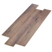 Laminate Flooring 12mm - 17.72 sq.ft./Box - Brown