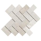 Mono Serra Porcelain Mosaic Wall and Floor Tile Arcadia Model Frost Resistant 12-in W x 12-in L 5/Box