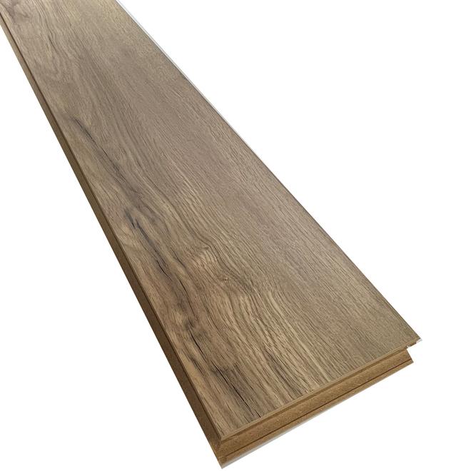 Mono Serra Laminate Flooring Made with HDF - Scala Collection -  Square Edge - Brown