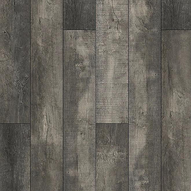 MONO SERRA SPC Water Resistant Vinyl Floor Planks - Wood Look - Grey - Low-gloss Finish - 23.95-sq. ft.