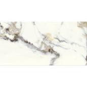 Mono Serra Eternal Beauty Ceramic Tile - 4-in x 12-in - White with Marble Look - 30-Pack - 13.56-sq. ft.
