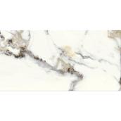 Mono Serra Eternal Beauty Ceramic Tile - White with Marble Look  - 10-in x 22-in