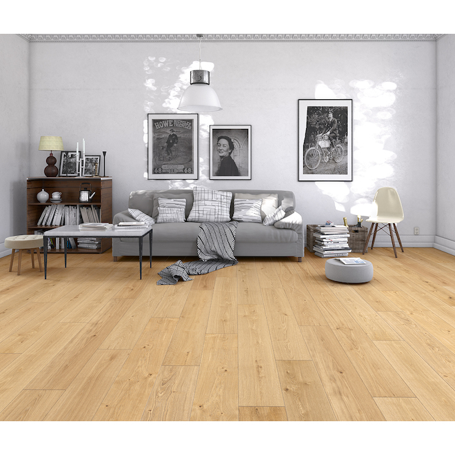Mono Serra Secco Rigidfloor 11-Piece 6.81-in x 50.79-in Brown Vinyl Plank Flooring