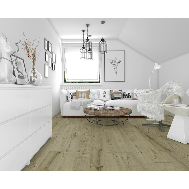 Mono Serra Secco Rigidfloor 11-Piece 6.81-in x 50.79-in Brown Vinyl Plank Flooring