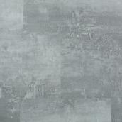 Revêtement de sol en vinyle Mono Serra 28 po x 12 po couleur gris béton, boîte de 14