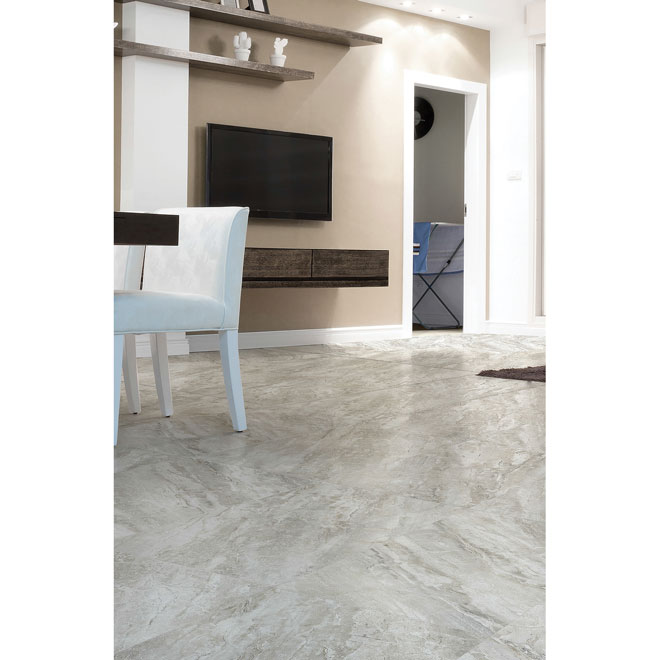 Carreau de porcelaine gris 12 x 24 po Olimpios de Mono Serra