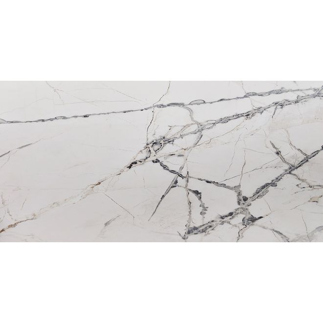 Mono Serra 12-in x 24-in Marble Porcelain Tiles - 7/box