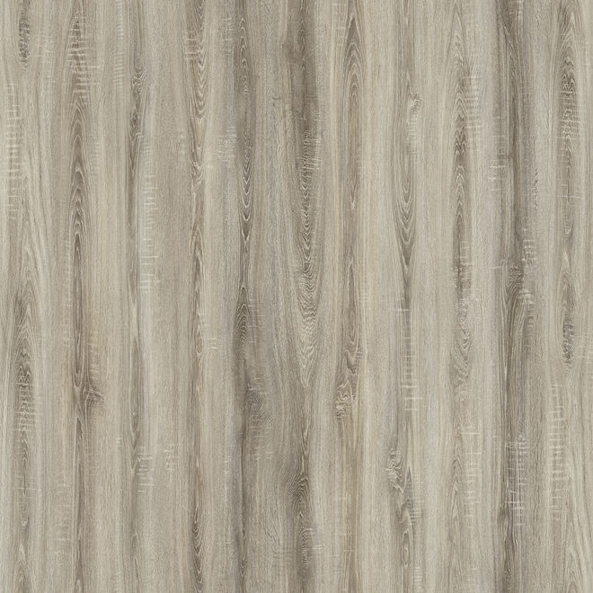 Plancher stratifié en fibres haute densité Mono Serra chêne gris 7,52 po x 47,24 po x 8 mm, 24,67 pi²/bte