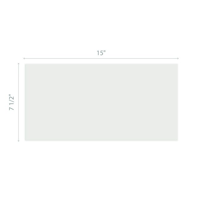 BELLINA 15 x 7.5-in MDF Matte White Drawer Front