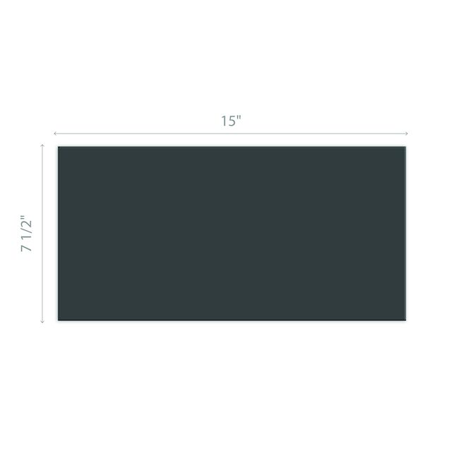 Landon & Co. BELLINA Drawer Front in MDF 15 x 7.5-in - Dark Grey