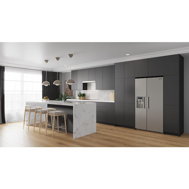 Landon & Co. BELLINA Drawer Front in MDF 15 x 7.5-in - Dark Grey