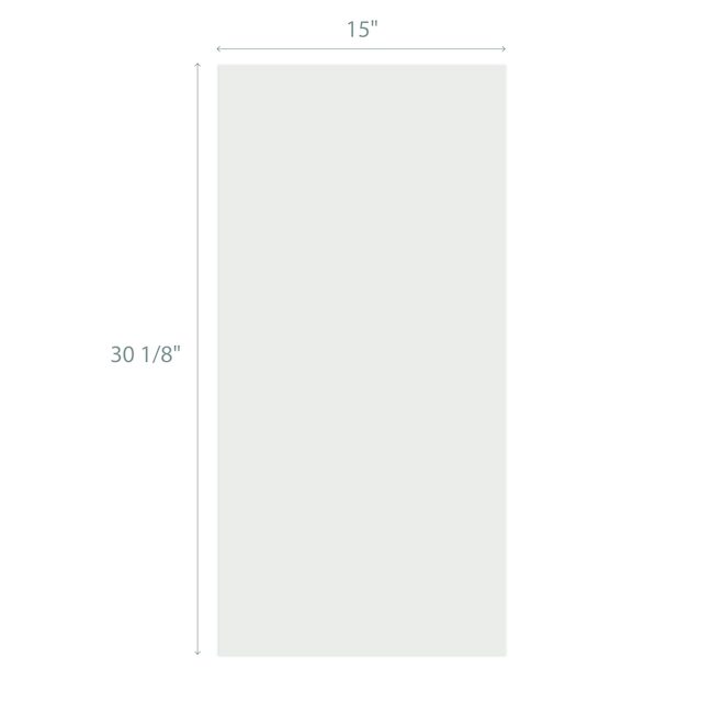 Porte d'armoire pour cabinet BELLINA de 15 x 30 po en MDF, blanc mat