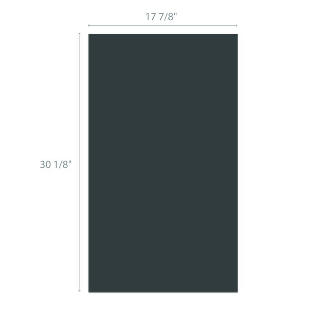 Porte d'armoire pour cabinet BELLINA de 18 x 30 po en MDF, gris foncé