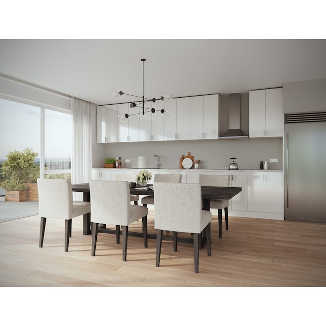 Landon & Co. BELLINA Finishing Panel for Pantry 30 x 93-in - Glossy White