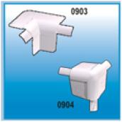 Trim-Tex 2-Way Moulded Corners - Polymer - White - 3/4-in r - 50-Pack