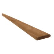 Treated Wood Brown 1-in x 4-in x 8-ft