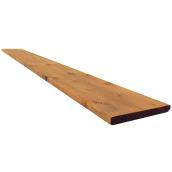 1-in x 6-in x-10 ft Brown Treated Wood
