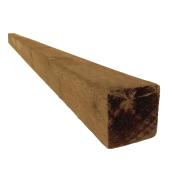 Treated Wood Brown 4-in x 4-in x 10-ft