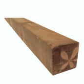 West Fraser 6-In x 6-In x 8-Ft Brown D4S Pressure Treated Wood