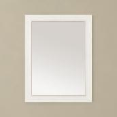 Miroir de salle de bain Silhouette de Cutler Forest, chocolat blanc, 23 po l. x 30 po H.