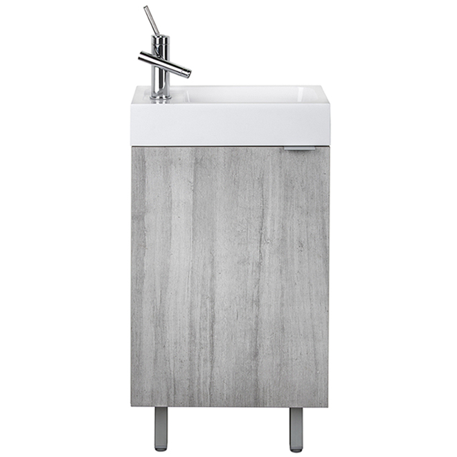 Meuble-lavabo Lotta de Cutler Forest, 18 po, 1 porte, Soho-fossil
