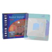 Canplas Duraflo Shedlight Roof Vent - Translucent - Polypropylene - 20.44-in L x 19.44-in W x 4.96-in H